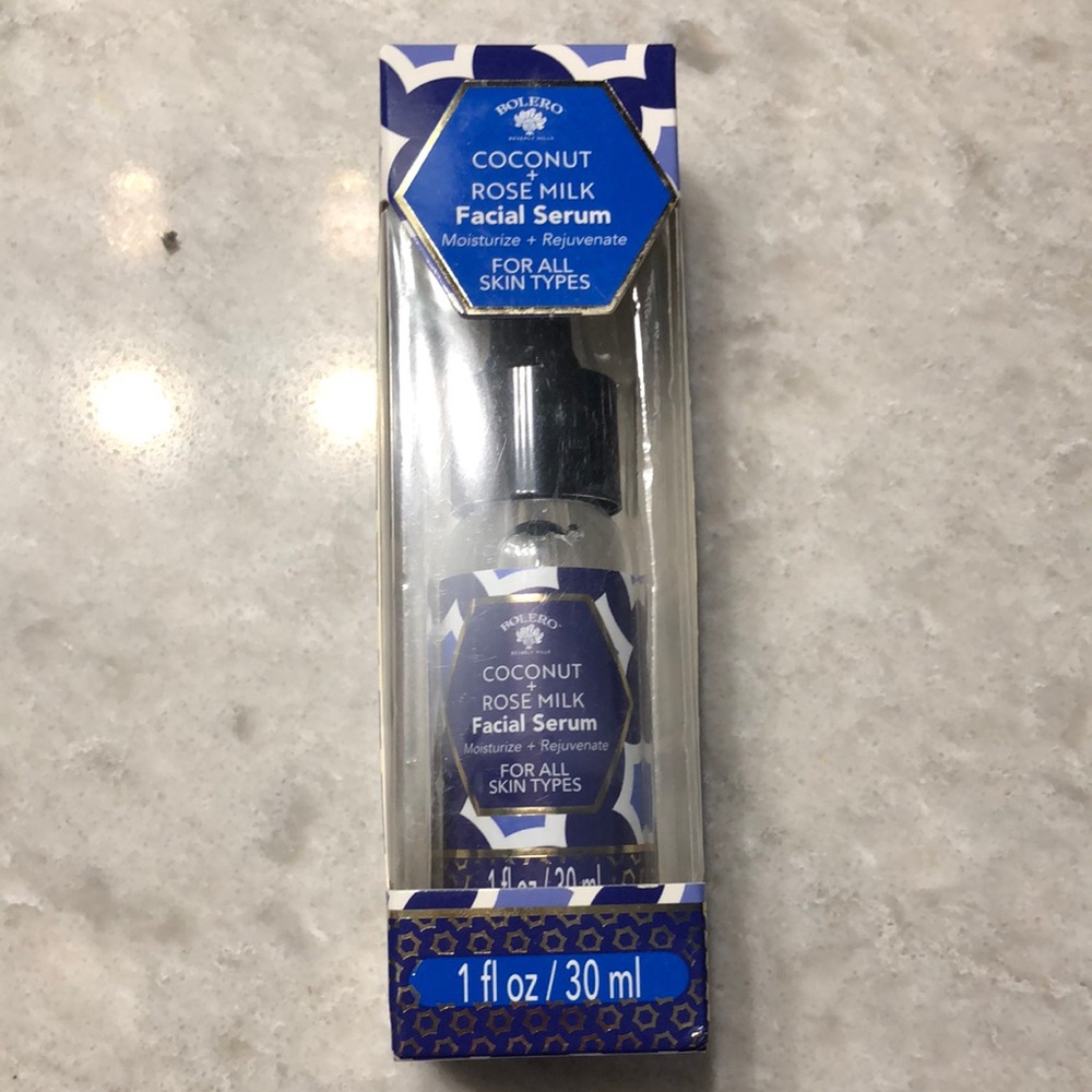 Bolero Coconut + Rose Milk Facial Serum - NIB